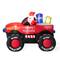 Glitzhome® 7ft. LED Lighted Santa Claus Pickup Truck Inflatable Décor